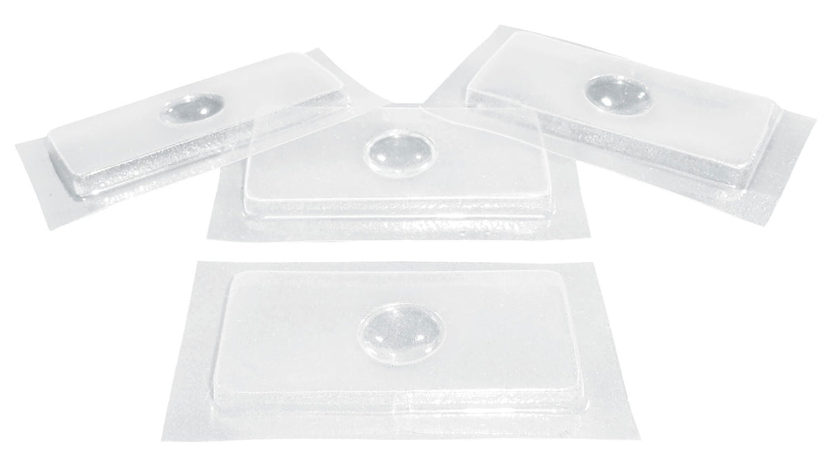 PLASTIC WELL SLIDES LARGE PACK OF 10