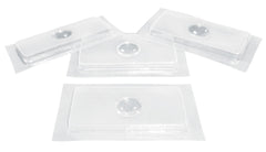 PLASTIC WELL SLIDES LARGE PACK OF 10