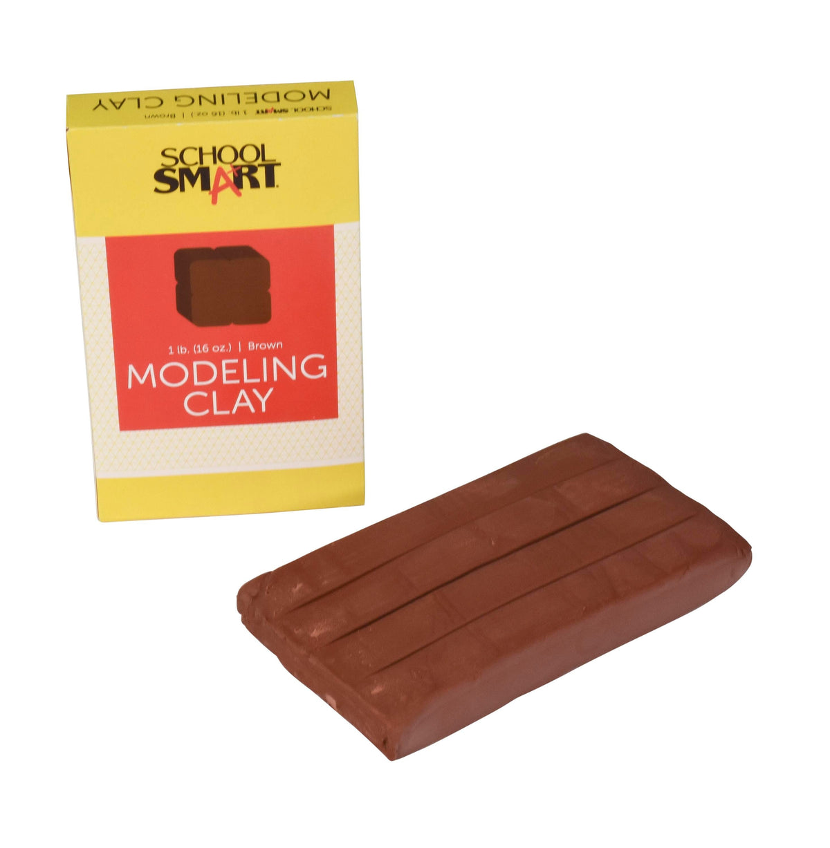 MODELING CLAY SCHOOL SMART BROWN 1 LB