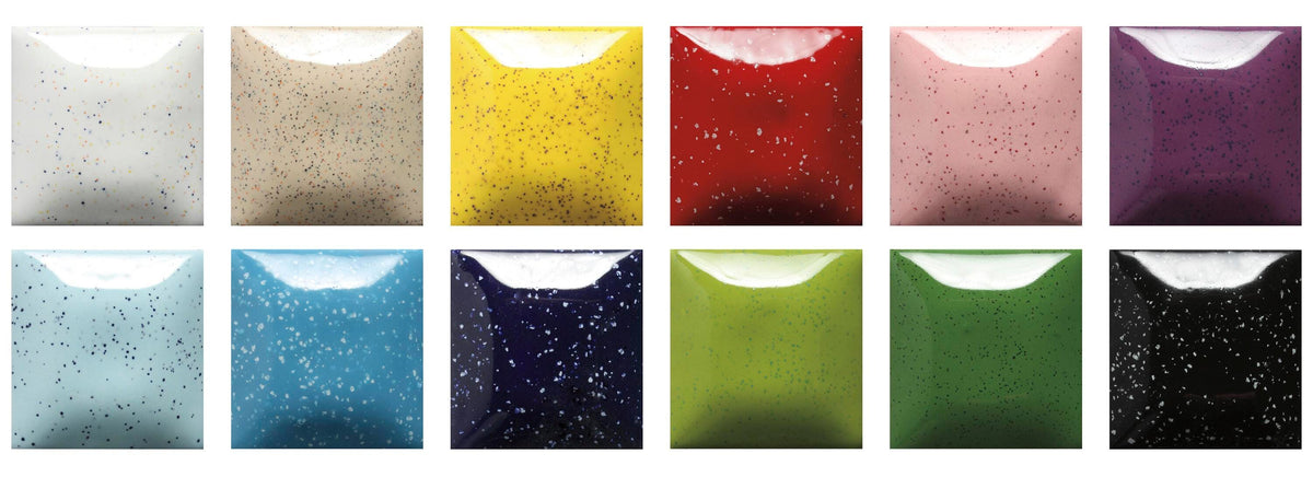 GLAZE MAYCO STROKE COAT SPECKLED SET PINT SET OF 12