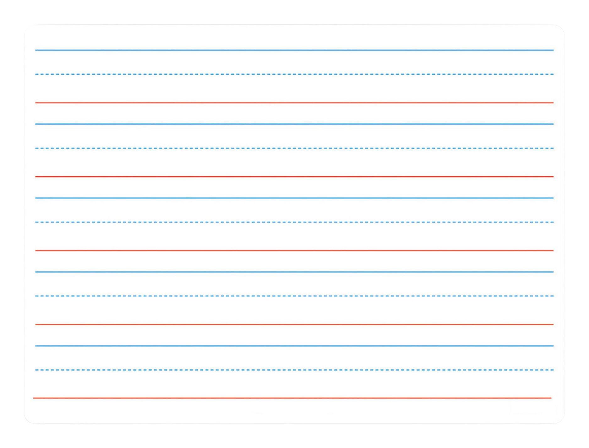 DRY ERASE BOARD RED AND BLUE DUAL SIDE 9X12 PACK OF 48