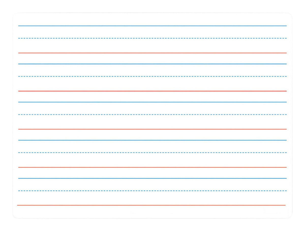 DRY ERASE BOARD RED AND BLUE DUAL SIDE 9X12 PACK OF 48