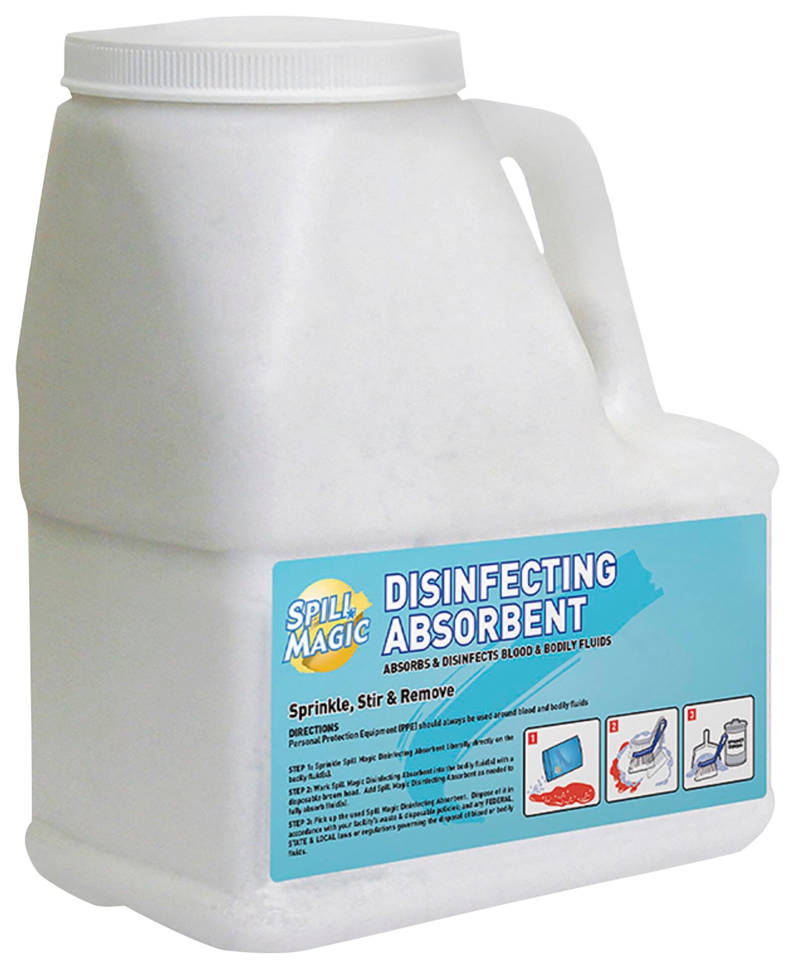 SPILL MAGIC - DISINFECTING ABSORBENT 2 LB. FILLED BOTTLE