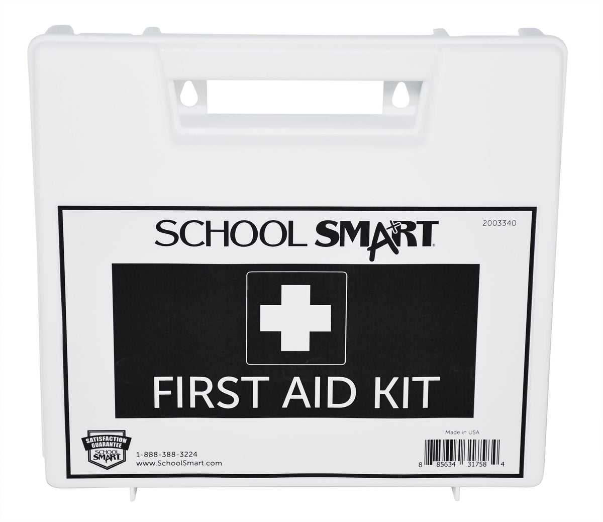FIRST AID KIT - SCHOOL SMART - 25 PERSON - PLASTIC