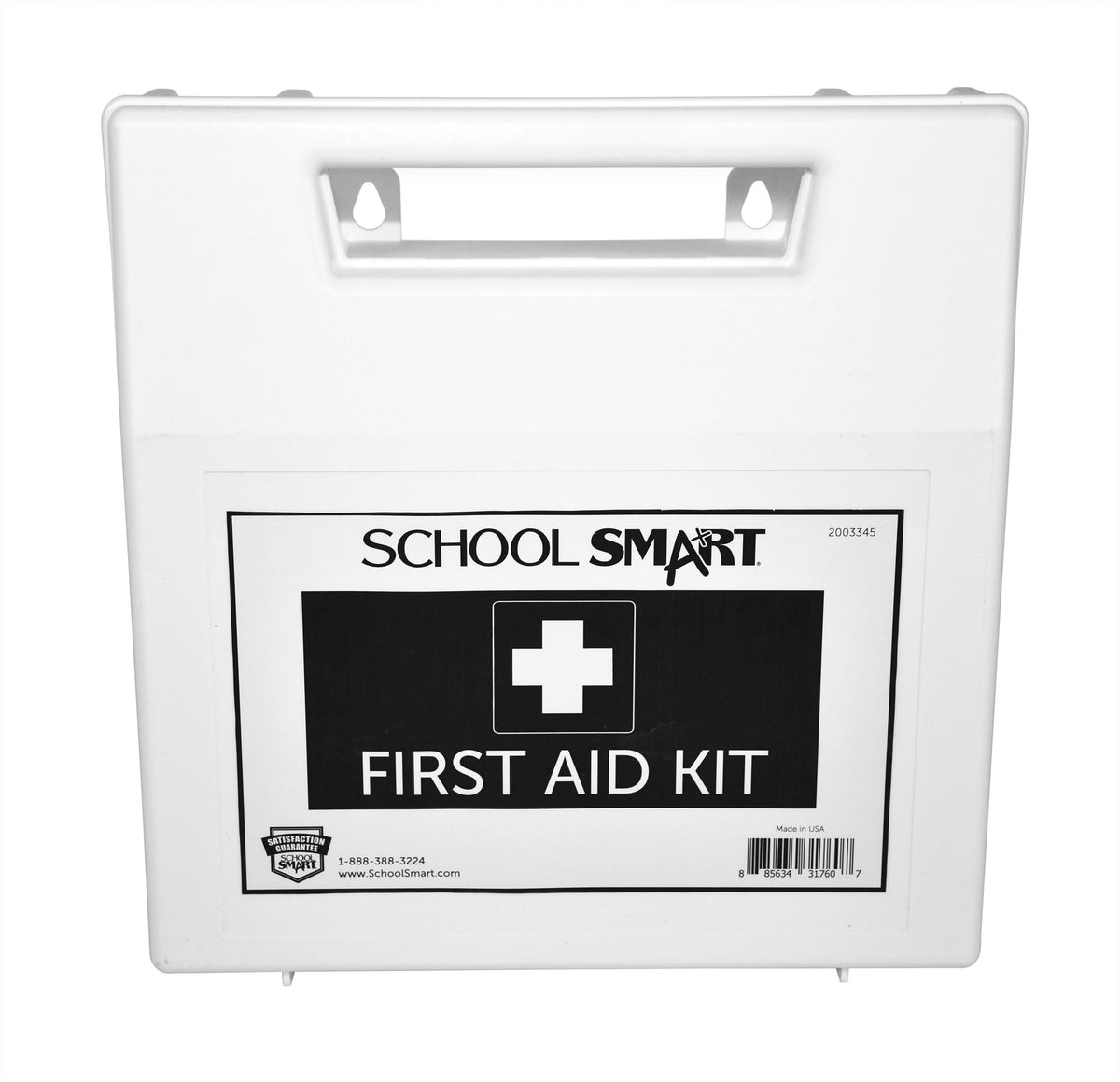 FIRST AID KIT - SCHOOL SMART - 50 PERSON - PLASTIC