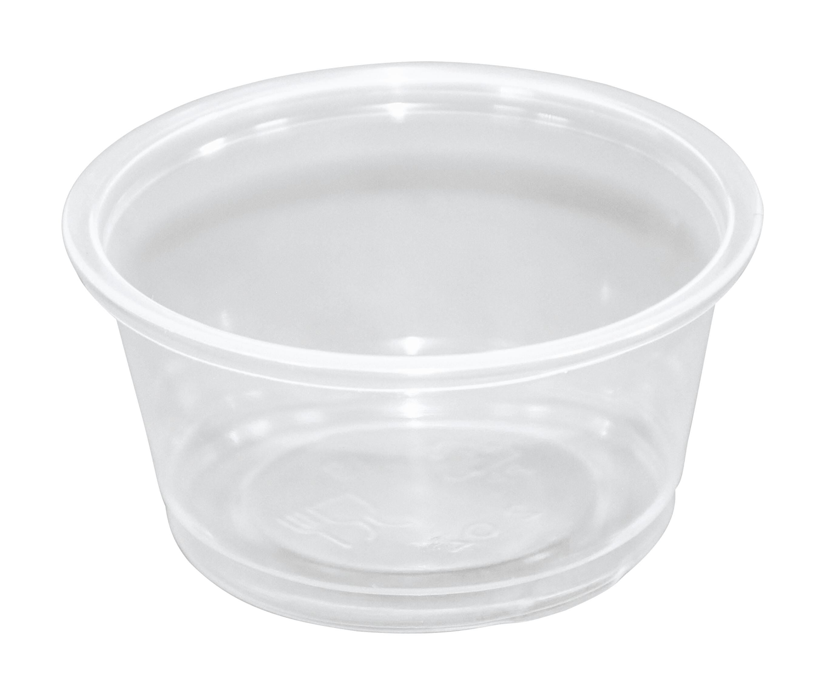 CUPS - 2 OZ CLEAR PP PORTION CUPS - PACK OF 100