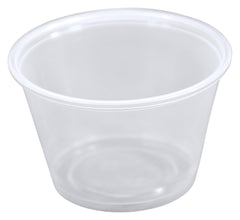 CUPS - 3.25 OZ CLEAR PP PORTION CUPS - PACK OF 2500