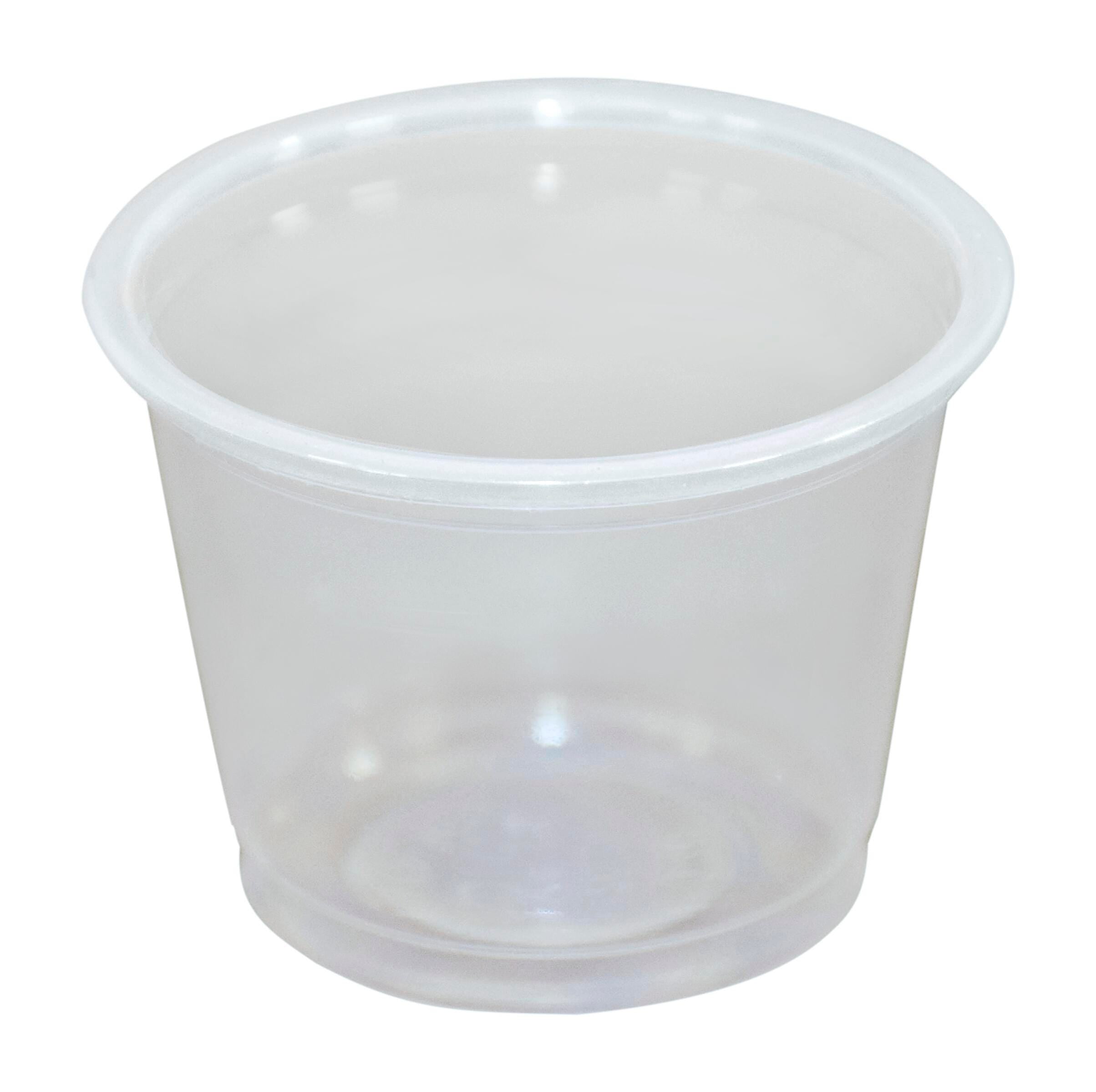 CUPS - 1 OZ CLEAR PP PORTION CUPS - PACK OF 2500