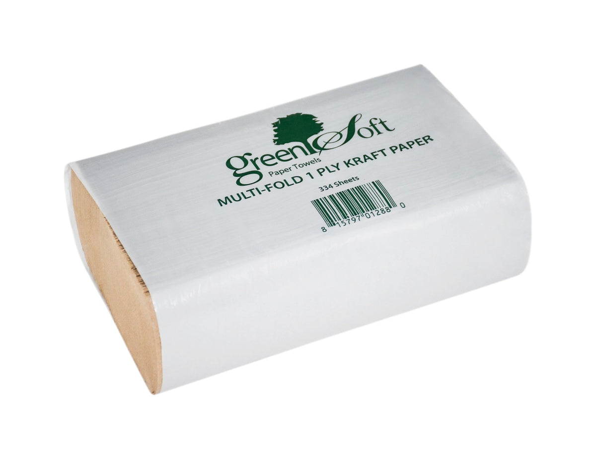 TOWELS - M FOLD 1 PLY BROWN 334 SHEETS PER PACK/ CASE OF 12 PACKS