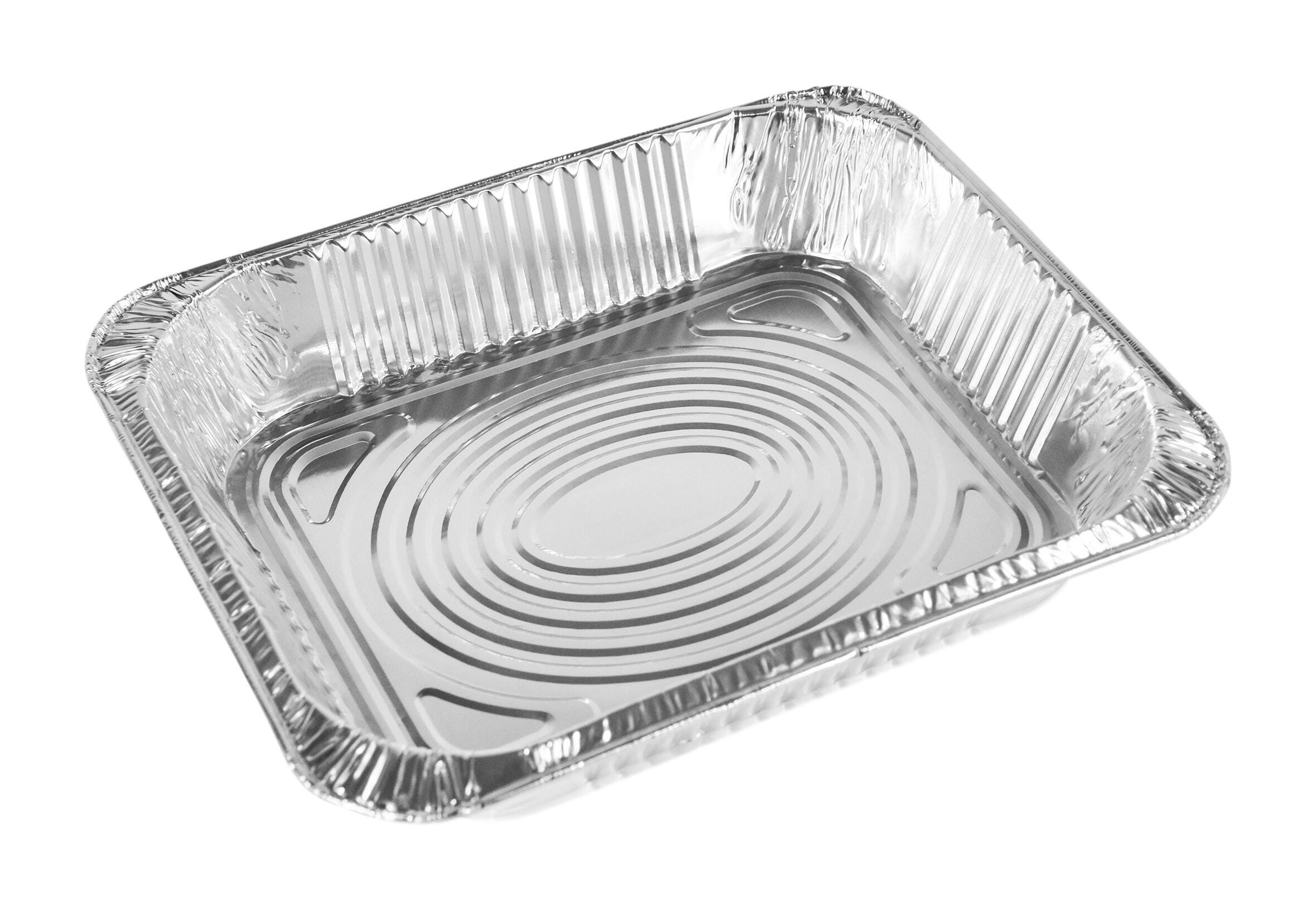 ALUMINUM FOIL TRAY HALF DEEP - PACK OF 100