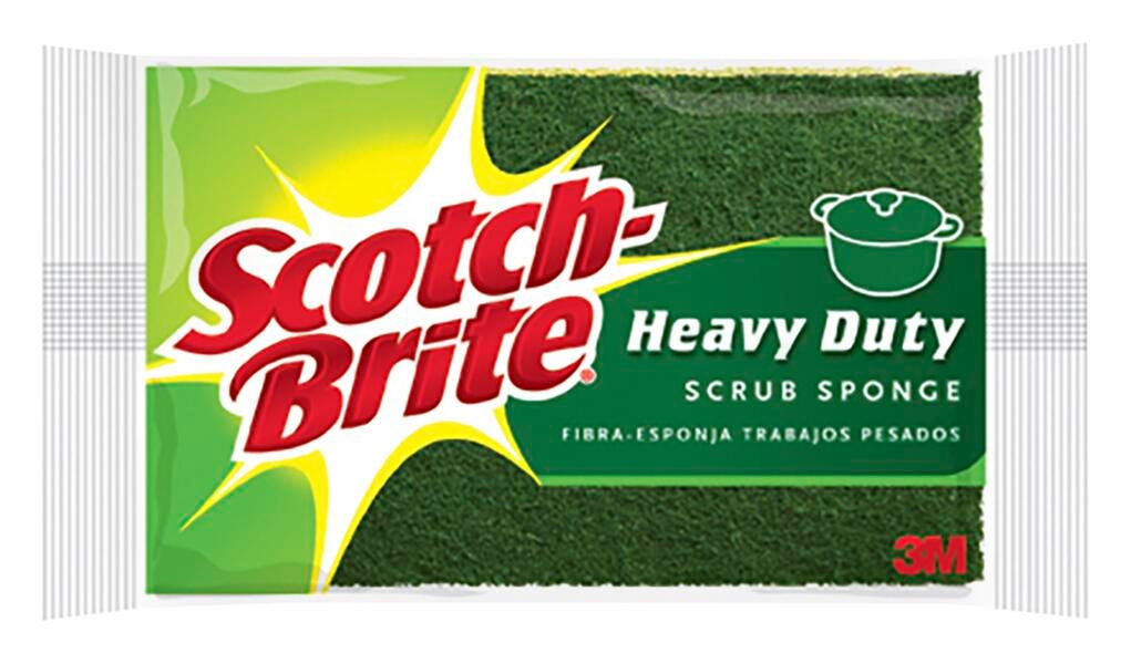 SPONGE - SCOTCH-BRITE HEAVY DUTY SCRUB PACK OF 12