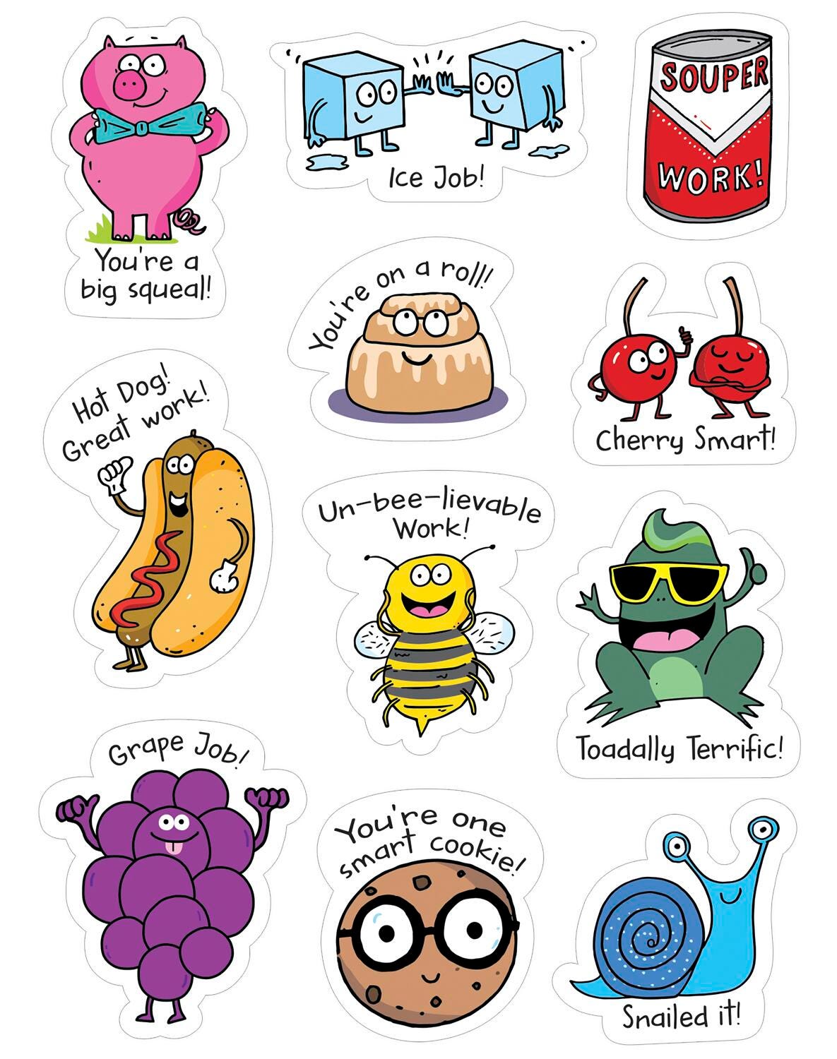 STICKERS - SO MUCH PUN PUNNY REWARD