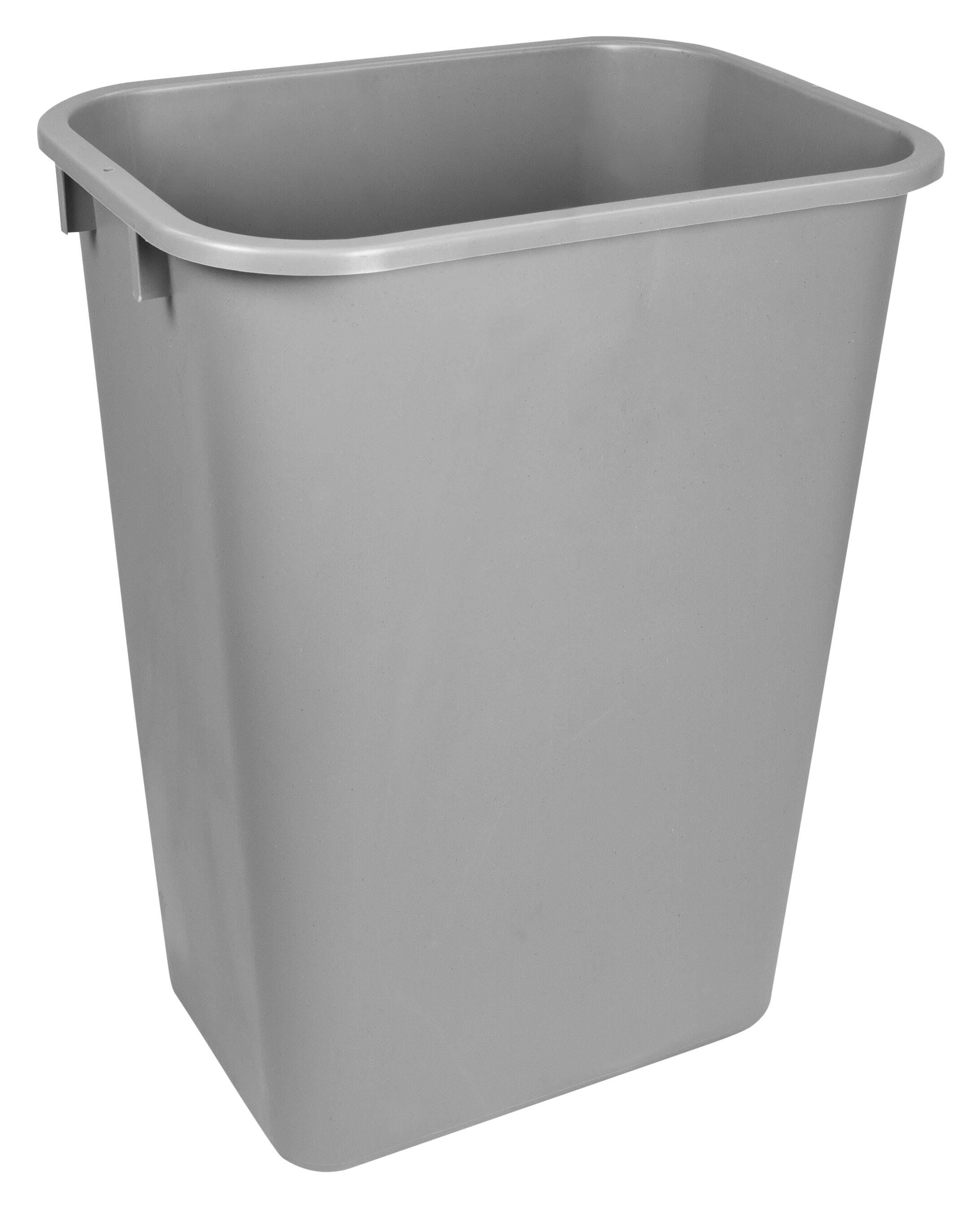 WASTE BASKET - LARGE 40 QT - GRAY