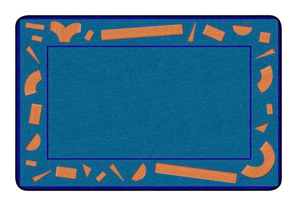 CHILDCRAFT - CARPETS - BUILDING BLOCKS - RECTANGLE - 4 FT X 6 FT - SPECIFY CARPET COLOR