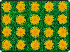 CHILDCRAFT - CARPETS - DANDELIONS SEATING PHOTOFUN - RECTANGLE - 6 FT X 9 FT - SPECIFY NUMBER OF SEATS - SPECIFY CARPET COLOR