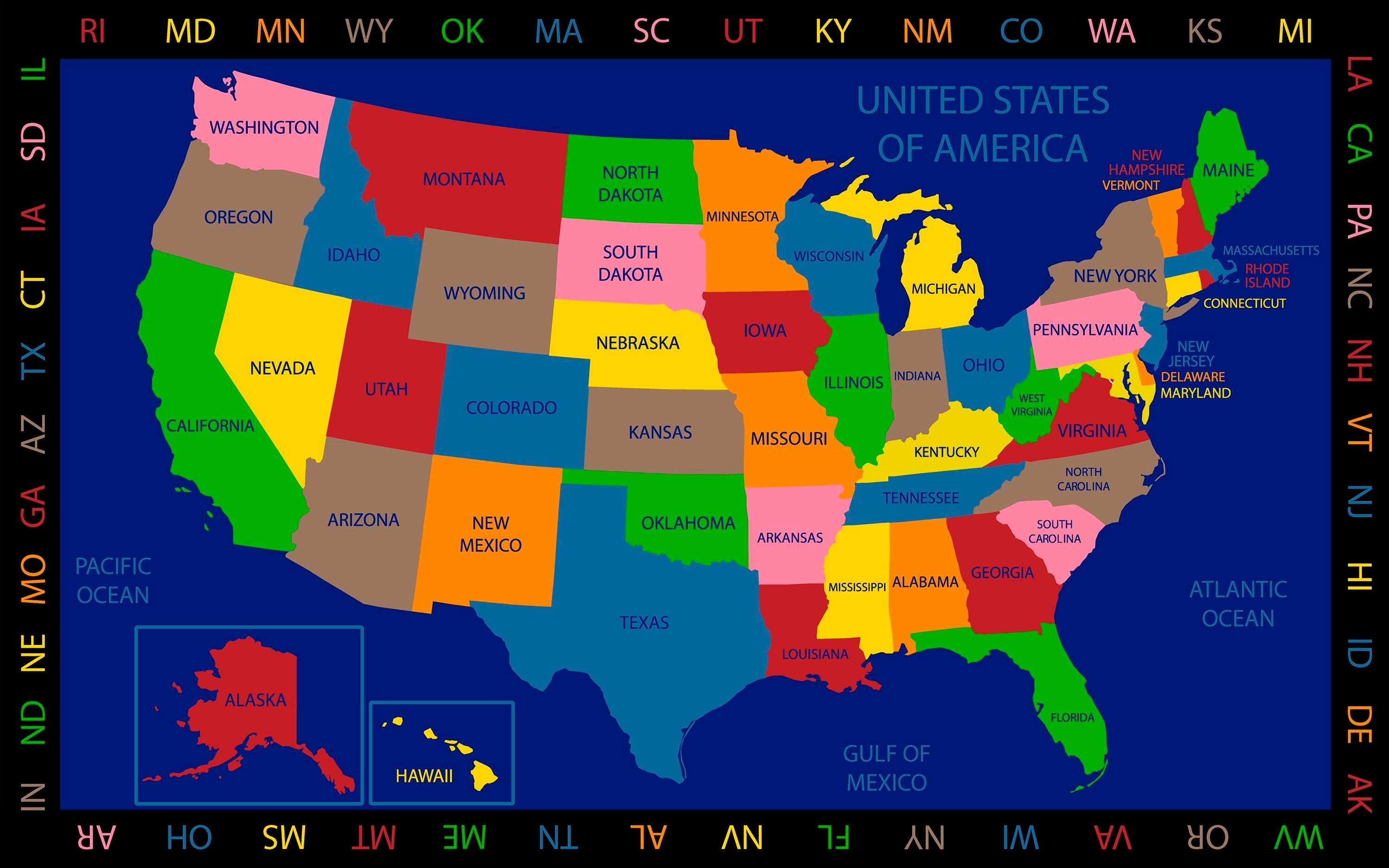 CHILDCRAFT - CARPETS - GEOGRAPHY UNITED STATES OF AMERICA - RECTANGLE - 6 FT X 9 FT