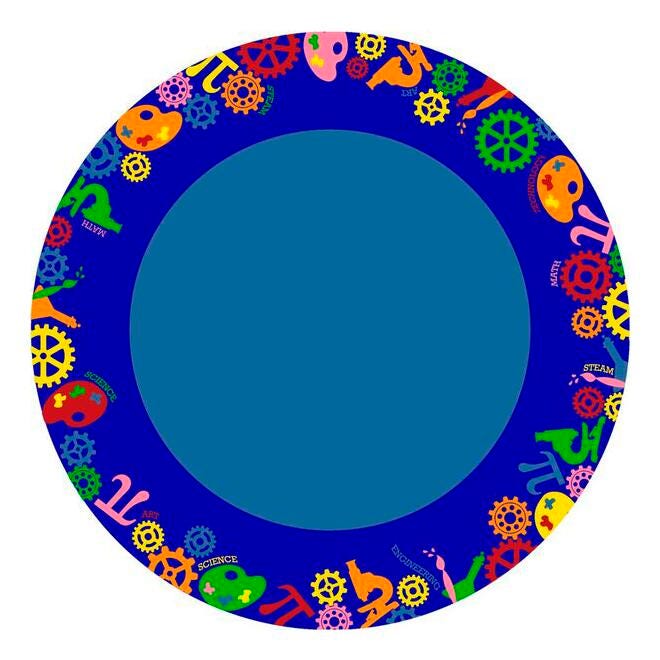 CHILDCRAFT - CARPETS - STEAM - ROUND - 8 FT DIA