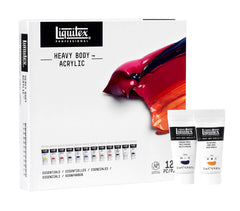 PAINT ACRYLIC HB LIQUITEX ASST COLORS 0.74 OZ SET OF 12