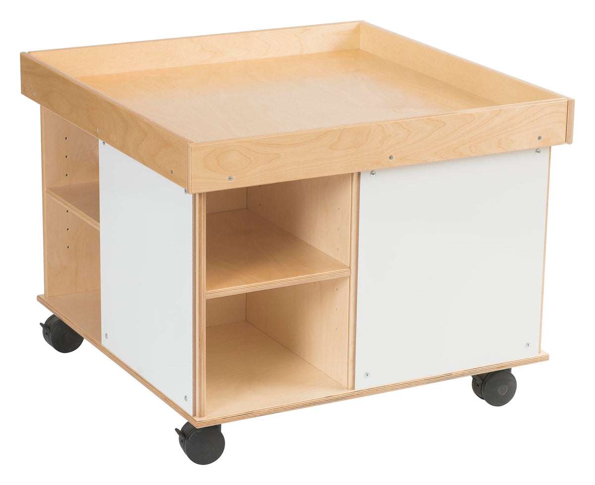 TABLE COLLABORATION MOBILE WITH PRESCHOOL BUILDING TOP