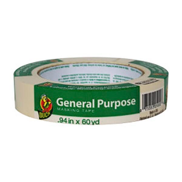 TAPE DUCK GENERAL PURPOSE MASKING 0.94IN X 60YD