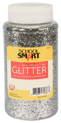 GLITTER 16 OZ SILVER SCHOOL SMART