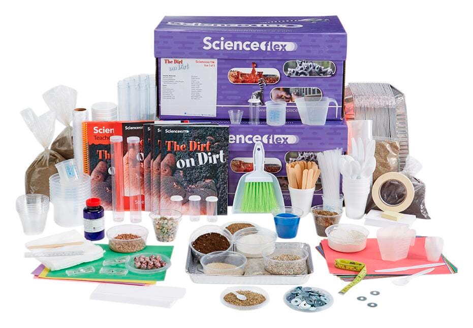 KIT SCIENCEFLEX DIRT ON DIRT DIG 7YR/32 SEATS