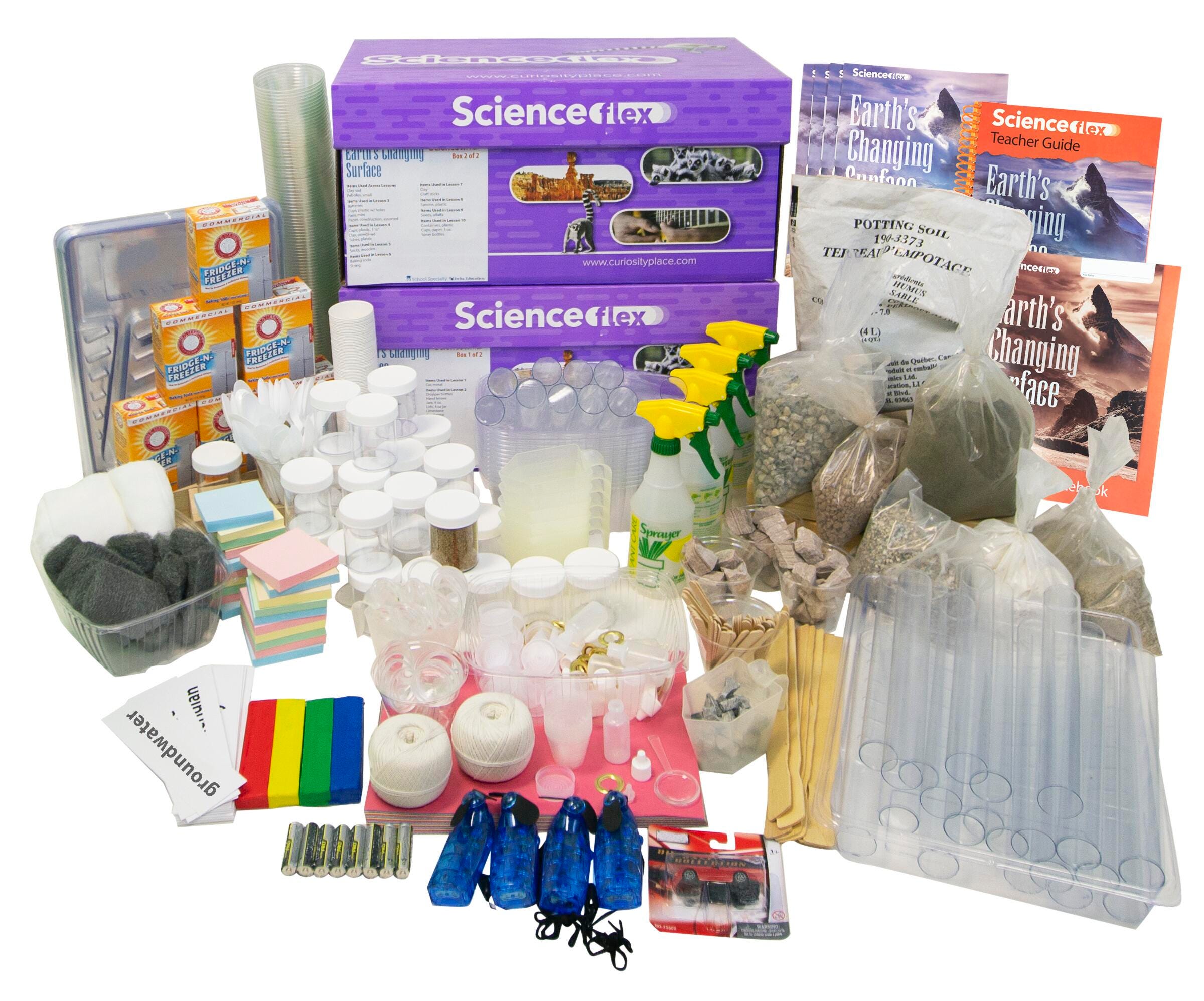 KIT SCIENCEFLEX EARTHS CHANGING SURFACE DIG 7YR/32 SEATS