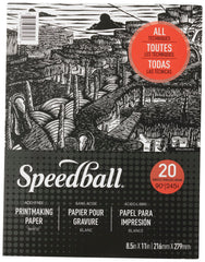 PAD PRINTMAKING SPEEDBALL 8.5X11 20 SHTS 245 GSM