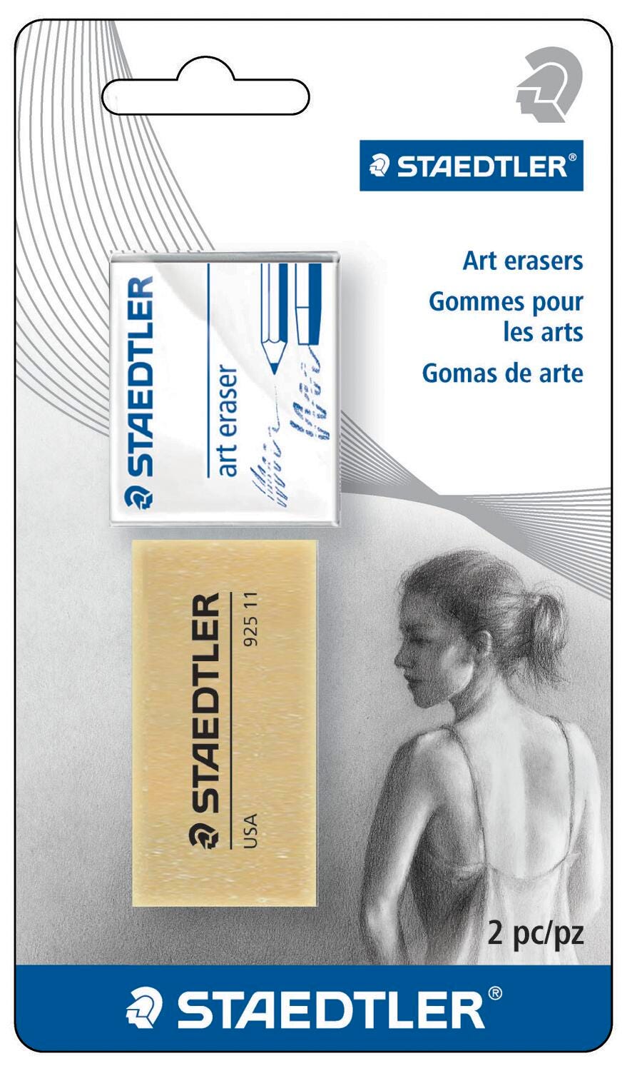 ERASER STAEDTLER ART PACK OF 2