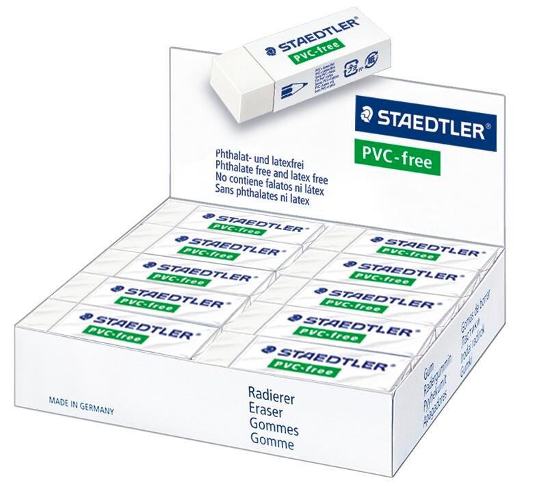 ERASER STAEDTLER PVC FREE PACK OF 20