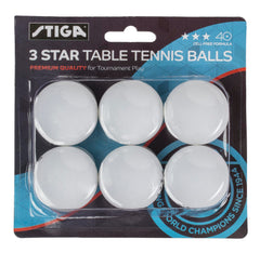 STIGA 3-STAR TABLE TENNIS BALLS