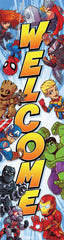 BANNER WELCOME MARVEL SUPER HERO ADVENTURE 45X12 IN