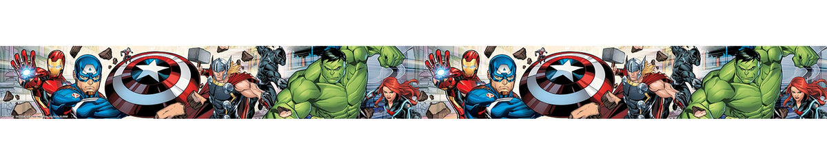 TRIM DECO MARVEL CHARACTERS EXTRA WIDE 3.25X37 IN PK OF 12