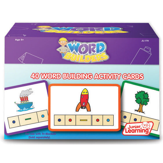 Phonics Junior Learning Word Builders Activity Cards