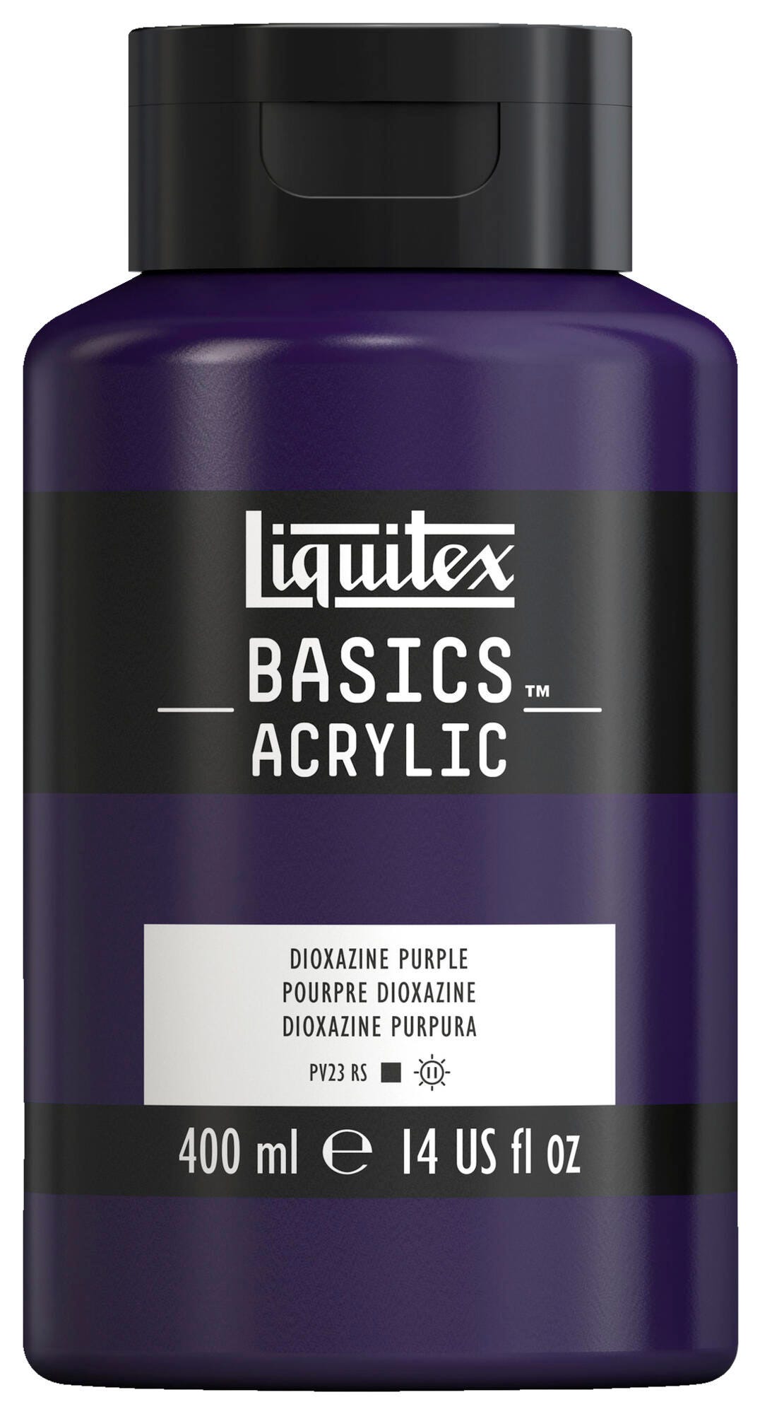 PAINT ACRYLIC LIQUITEX BASICS DIOXAZINE PURPLE 14 OZ