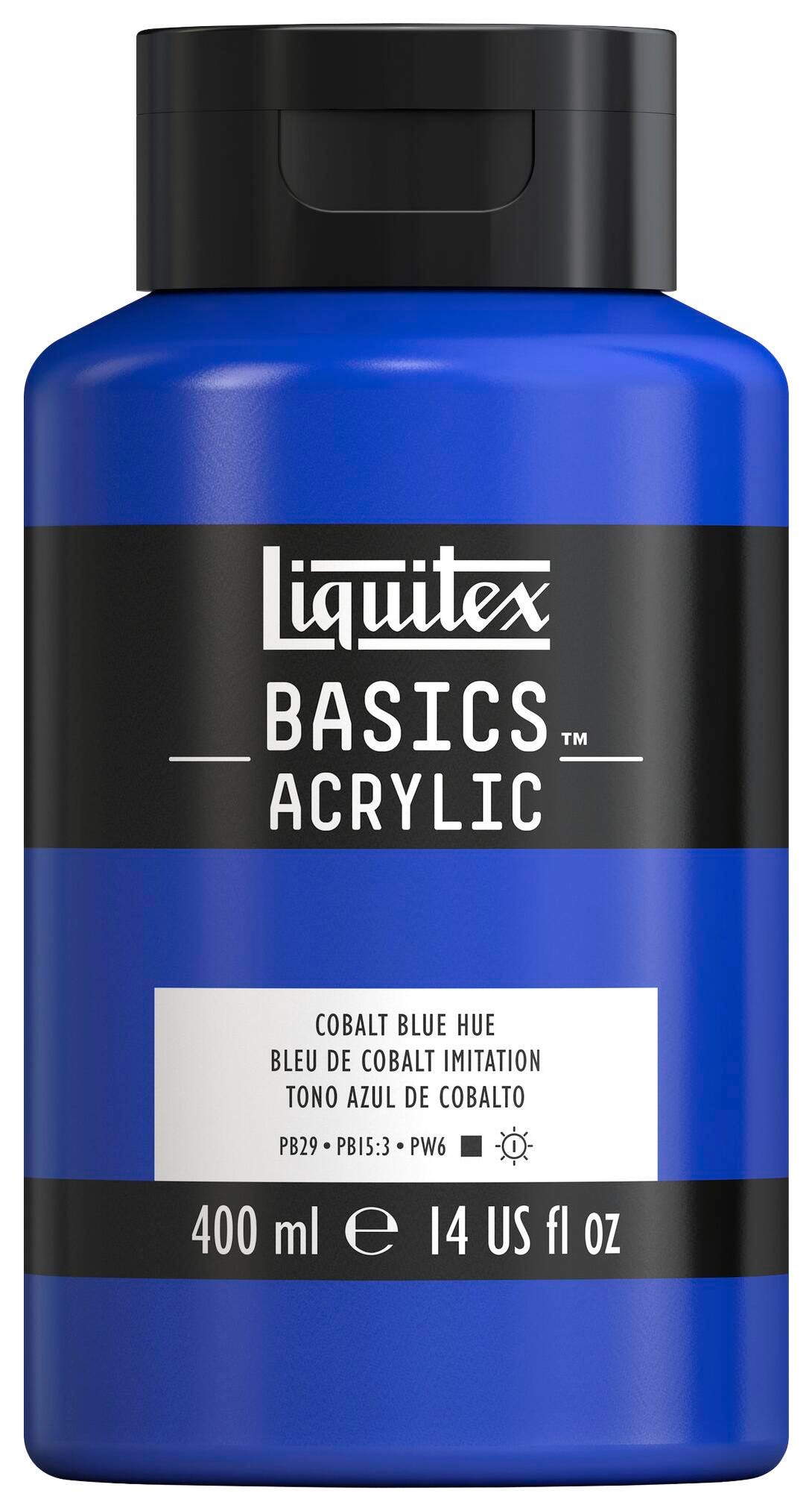 PAINT ACRYLIC LIQUITEX BASICS COBALT BLUE HUE 14 OZ