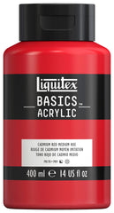 PAINT ACRYLIC LIQUITEX BASICS CAMIUM RED MEDIUM HUE 14 OZ