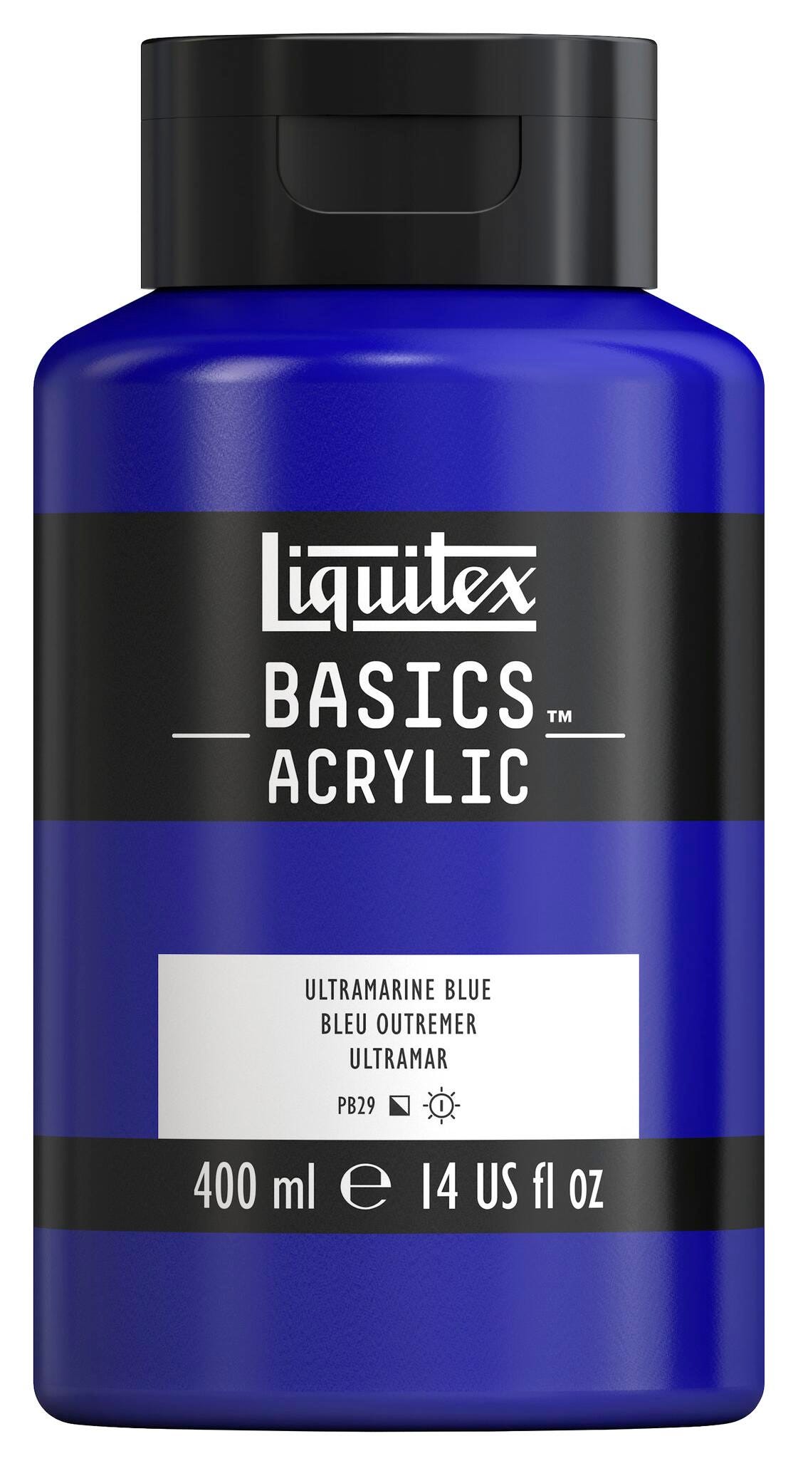 PAINT ACRYLIC LIQUITEX BASICS ULTRAMARINE BLUE 14 OZ
