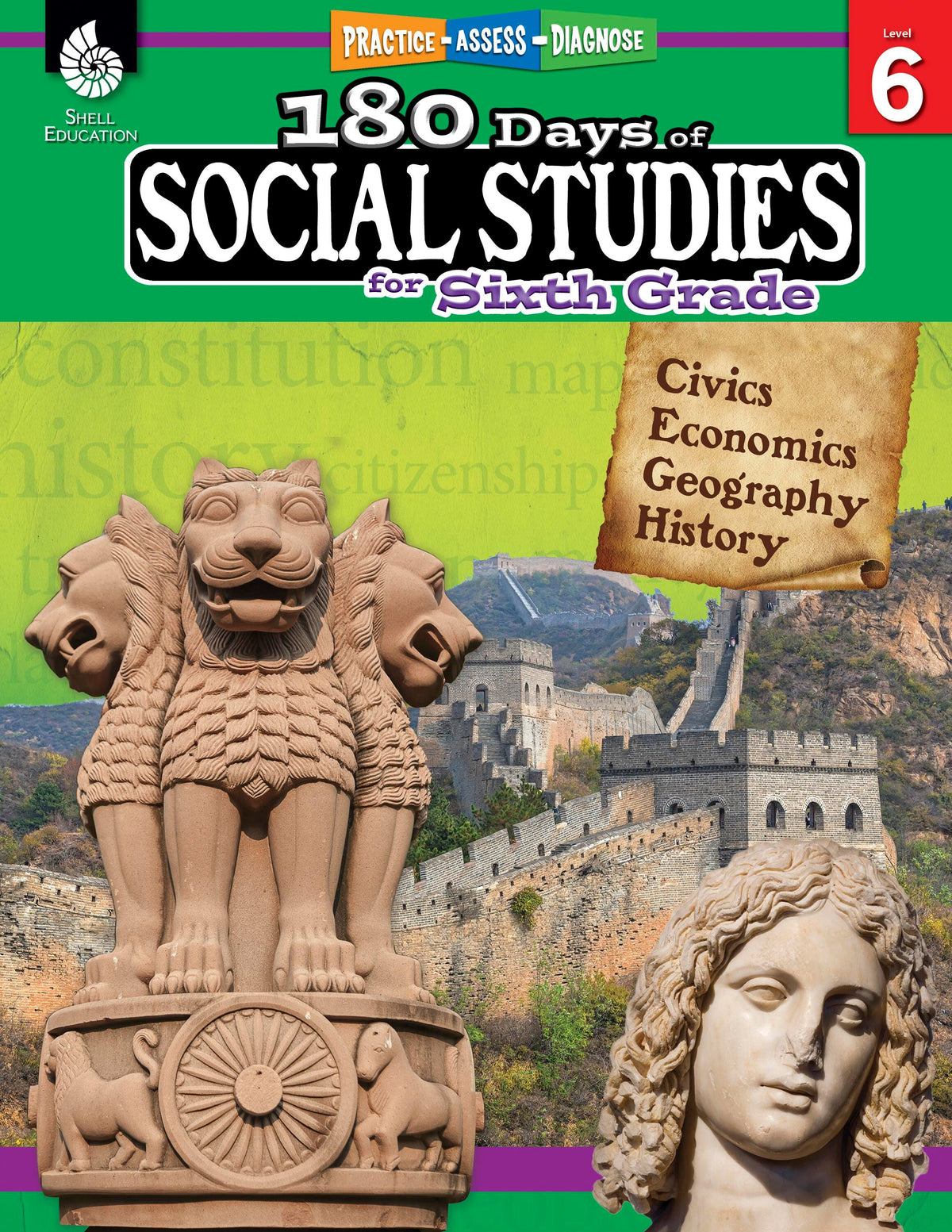 WORKBOOK 180 DAYS OF SOCIAL STUDIES GR 6
