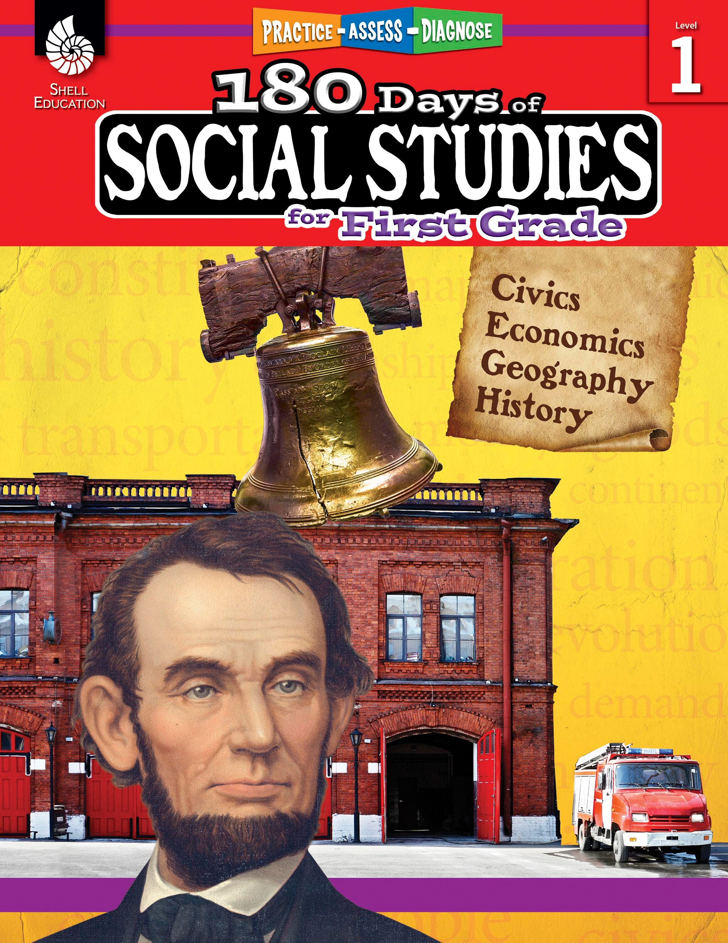 WORKBOOK 180 DAYS OF SOCIAL STUDIES GR 1