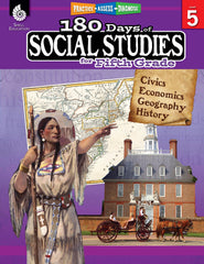 WORKBOOK 180 DAYS OF SOCIAL STUDIES GR 5