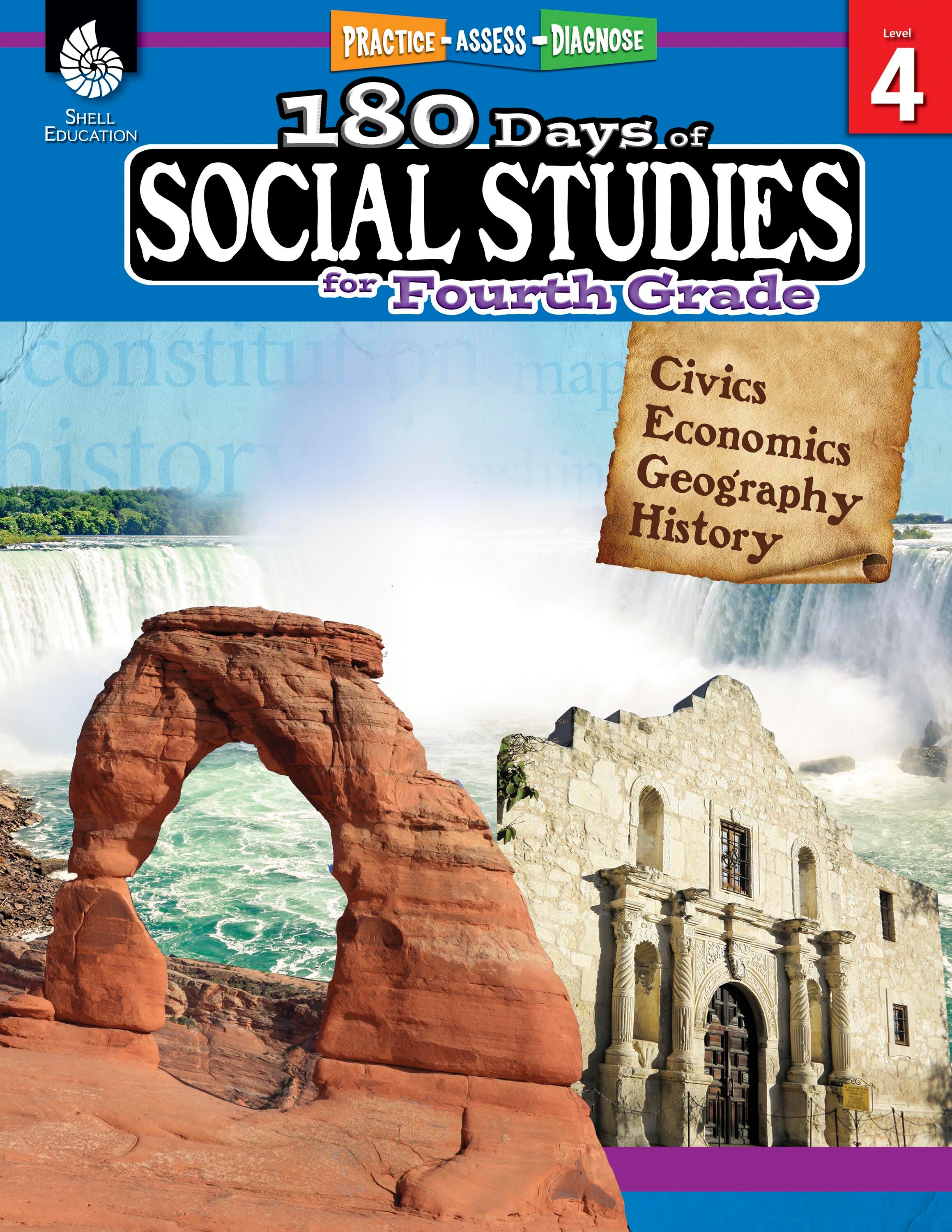 WORKBOOK 180 DAYS OF SOCIAL STUDIES GR 4