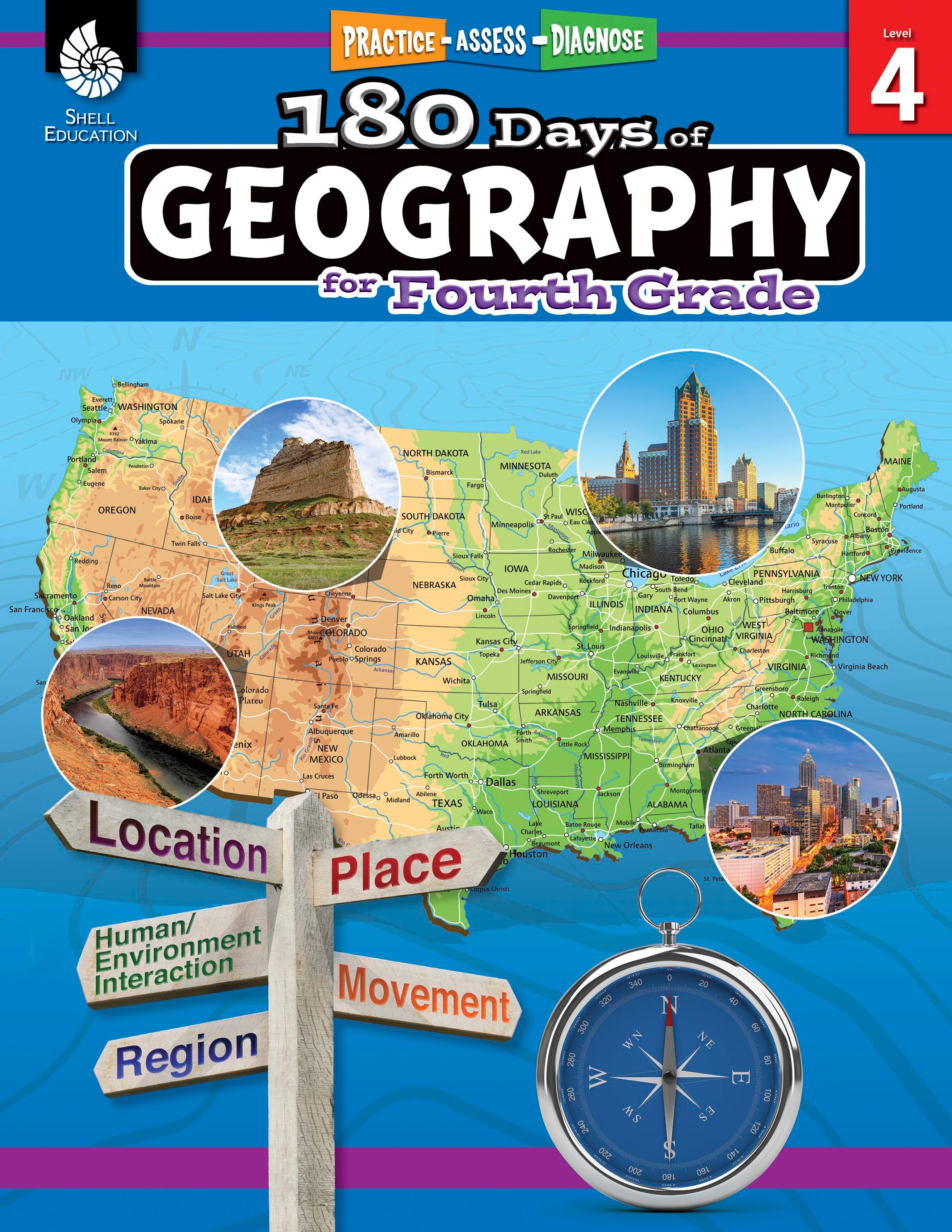 WORKBOOK 180 DAYS OF GEOGRAPHY GR 4