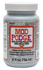 MOD PODGE MEGA GLITTER SILVER 8 OZ