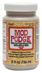 MOD PODGE MEGA GLITTER GOLD 8 OZ