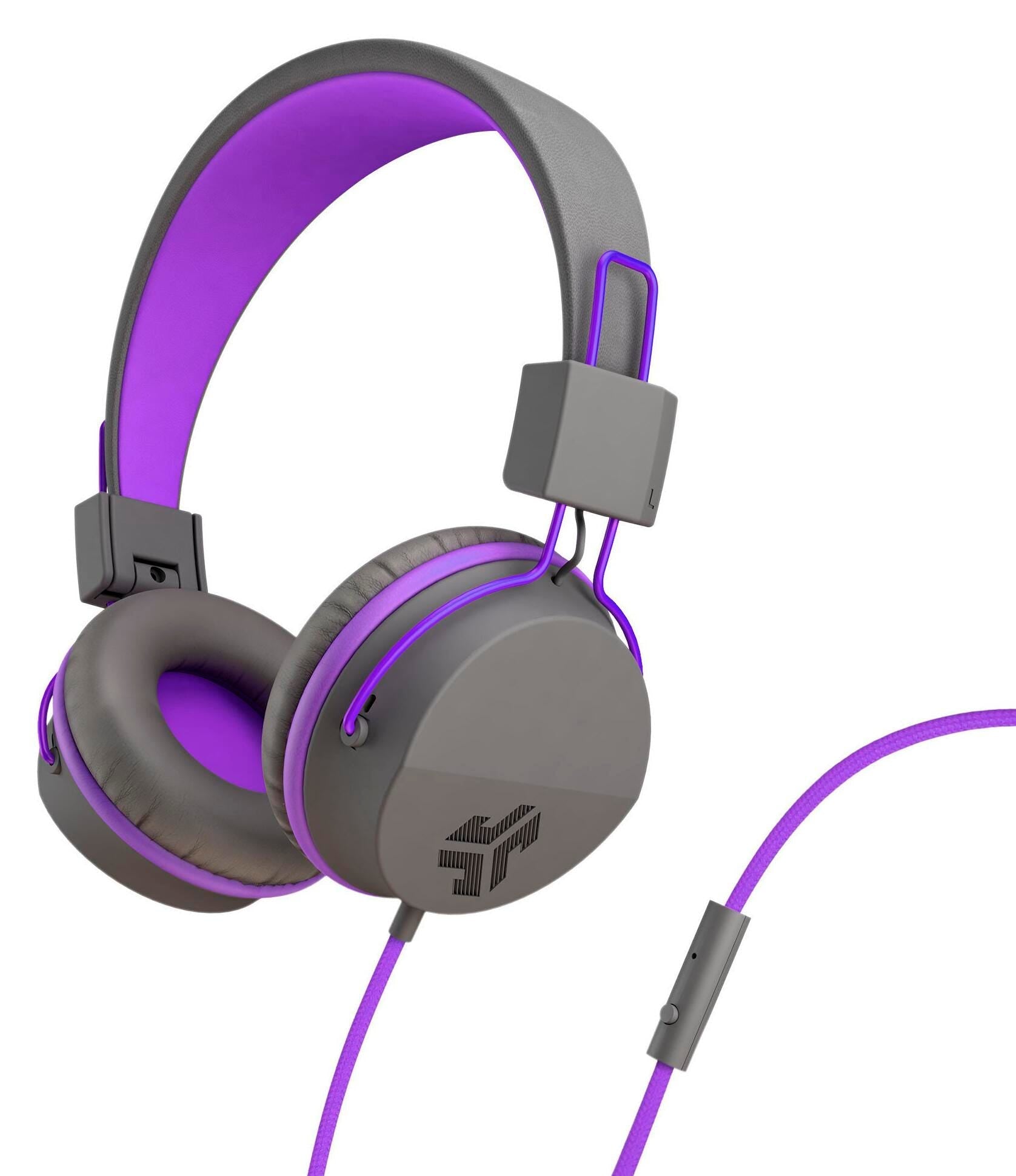 HEADPHONES OVER-EAR 3.5MM PURPLE JLAB JBUDDIES HJKSTUDIORGRYPRPL6