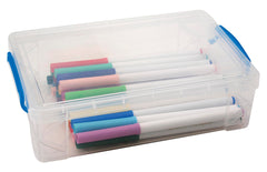 BOX PENCIL LARGE SUPER STACKER CLEAR