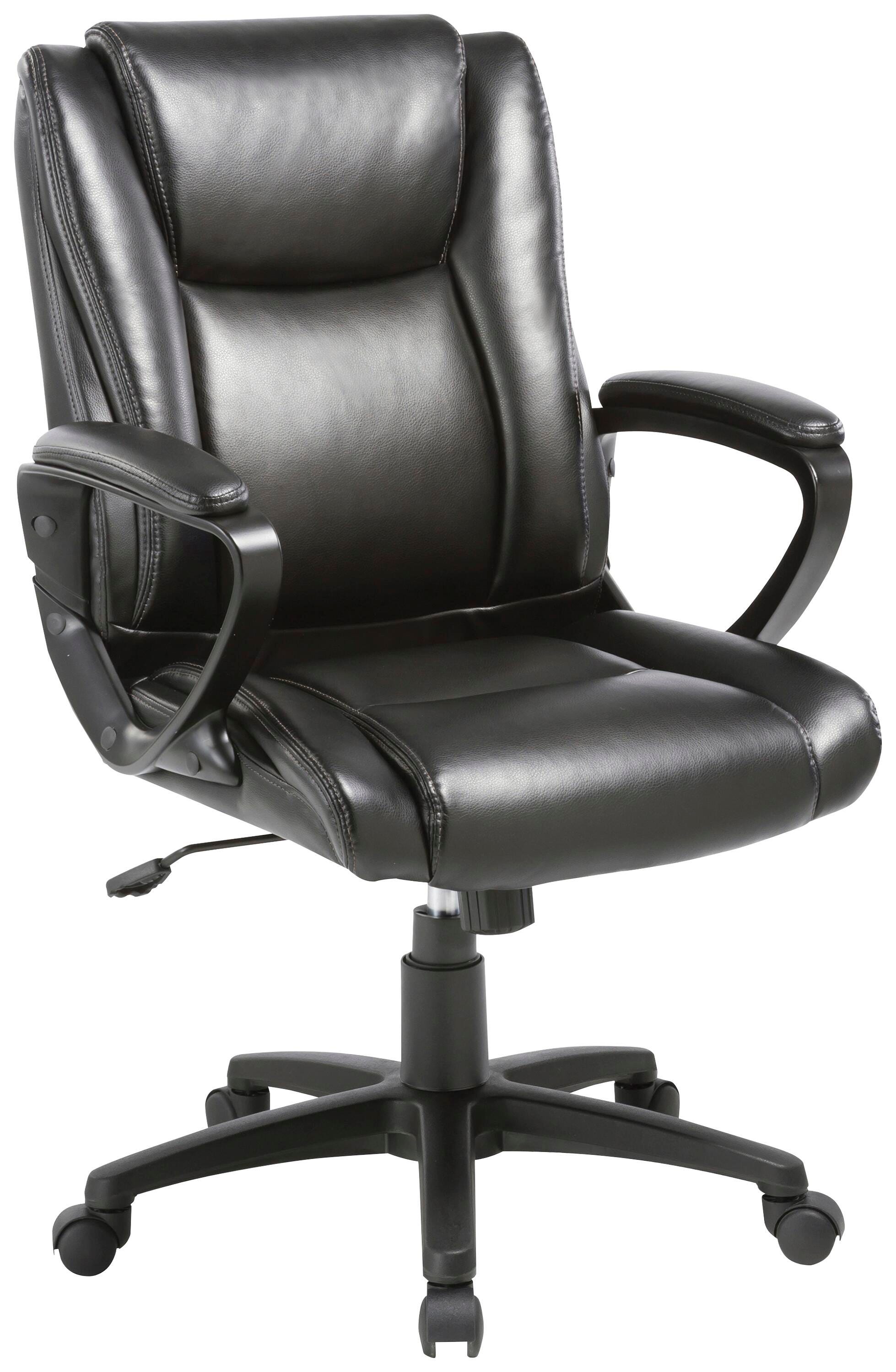 CHAIR - SOHO - BONDED LEATHER - BLACK - LLR81801