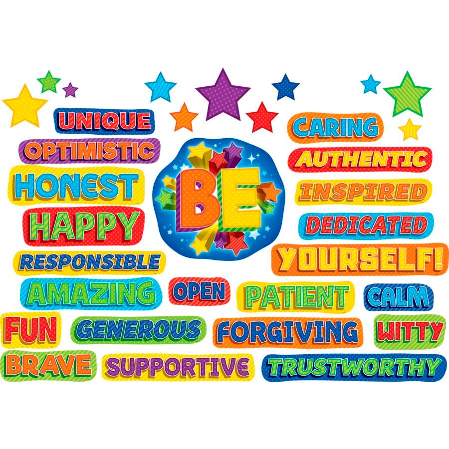 PAPER BULLETIN BOARD SET BE AMAZING 46 PCS