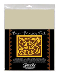PAPER BLACK INK MULBERRY BLOCK PRINTING UNBLEACHED 9X12 IN PK OF 25